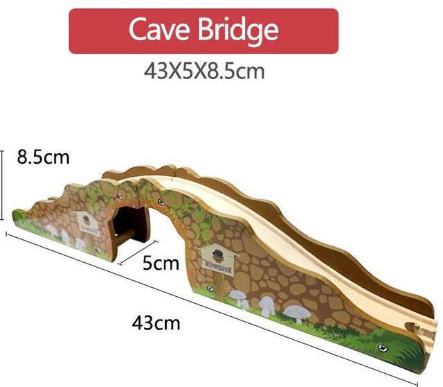 Binchi Keji Travel Brücke Holzeisenbahnschienen Zubehör, ab 4 Jahren - Bild 1