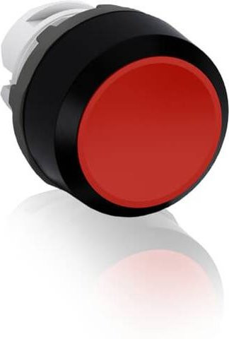 ABB MP1-10R Drucktaster-Frontelement in Rot mit IP66 Schutzart, Breite: 28 mm, Höhe: 11,5 mm - Bild 1