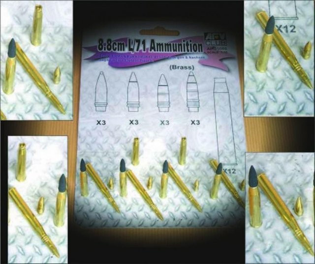 AFV-Club Ammunition for German, 8,8 cm - Bild 1