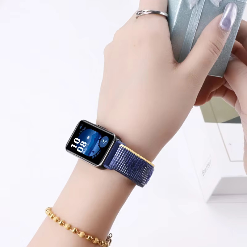 Huawei Uhrenarmband Nylon, Unisex, für Huawei Band 10/9/8 - Bild 4
