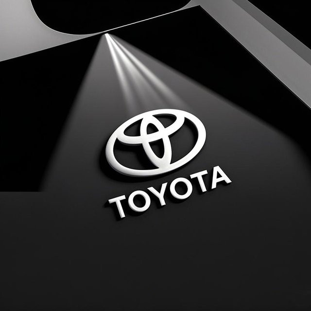 2 Stück LED HD Auto Tür Logo Willkommenslicht Projektor Lampen für Toyota Corolla Yaris Aygo Prius CHR Camry Auris Avensis Land Cruiser in Weiß und Transparent - Bild 1