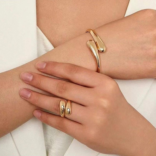 FashionFlair Armband, Gold, Messing, Damen - Bild 1