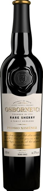 Osborne Sherry Pedro Ximenez, Spanien, 22% Vol., 0,5 l - Bild 1