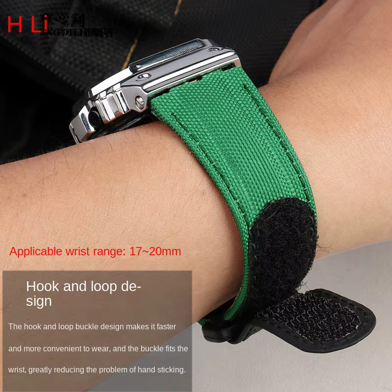 Casio Uhrenarmband, Edelstahl, Textil/NATO, Herren - Bild 4