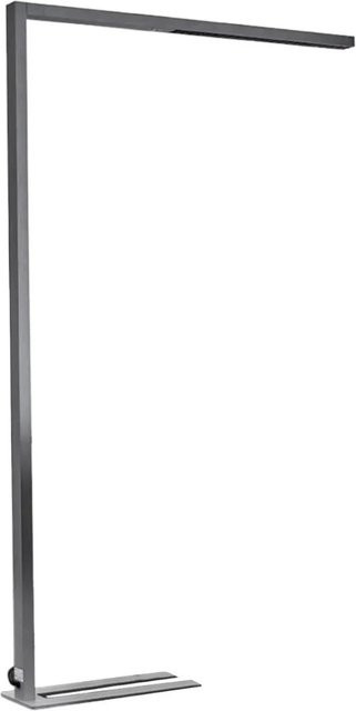 Arcchio LED Bürostehleuchte Jolinda in Alu-grau, dimmbar mit Bewegungsmelder, moderne Arbeitszimmerleuchte aus Aluminium - Bild 1