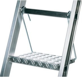 ILLER-LEITER Arbeitsplattform für Sprossenleitern 6582 aus Aluminium in Silber - Bild 1