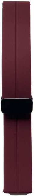 Peter Jäckel Uhrenarmband Silikon, 22 mm, Bordeaux, Unisex - Bild 1