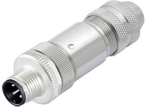 Binder 99-1437-814-05 Sensor-Aktor-Steckverbinder M12 Stecker gerade unkonfektioniert 5 Polzahl silber - Bild 1