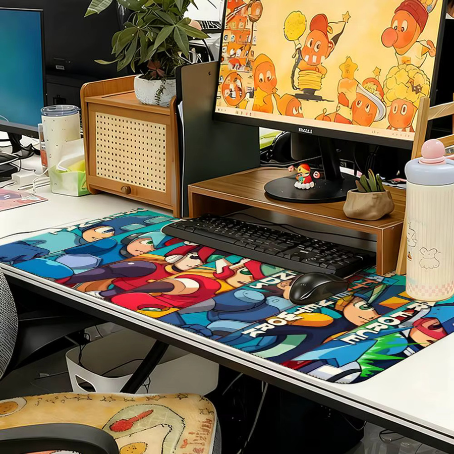 M-Megaman Anime Gaming Mauspad Sakura Deskmat in Multicolour - Bild 3