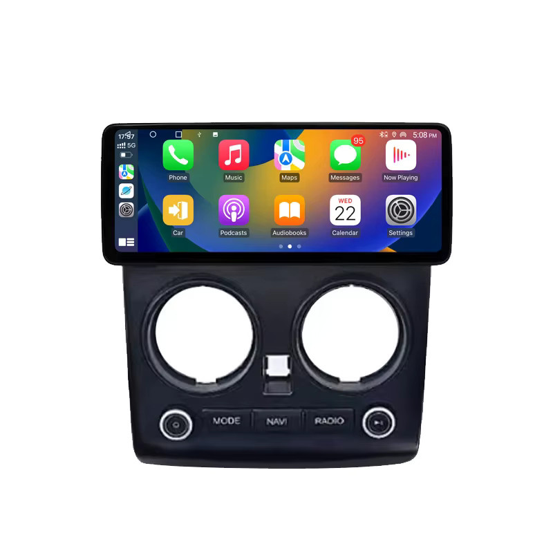 Sadocom Android 14 Autoradio mit 12,3 Zoll Display, 12GB RAM + 256GB Speicher, Carplay, GPS und WIFI für Nissan Qashqai J10 (2007-2015), Schwarz - Bild 6