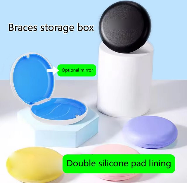 HNKMP Zahnspangen-Box, magnetische Aligner-Box, Unisex - Bild 1