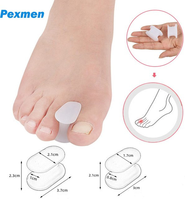 Pexmen Bunion Pads Zehentrenner-Abstandshalter - Bild 1