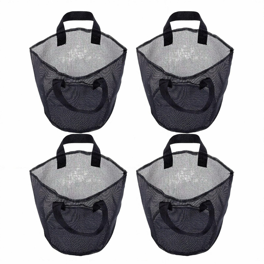 Fishine 4er-Set Netz-Teichpflanzenkörbe aus PVC mit Griffen für Garten und Sumpfpflanzen Type 2 - Bild 2