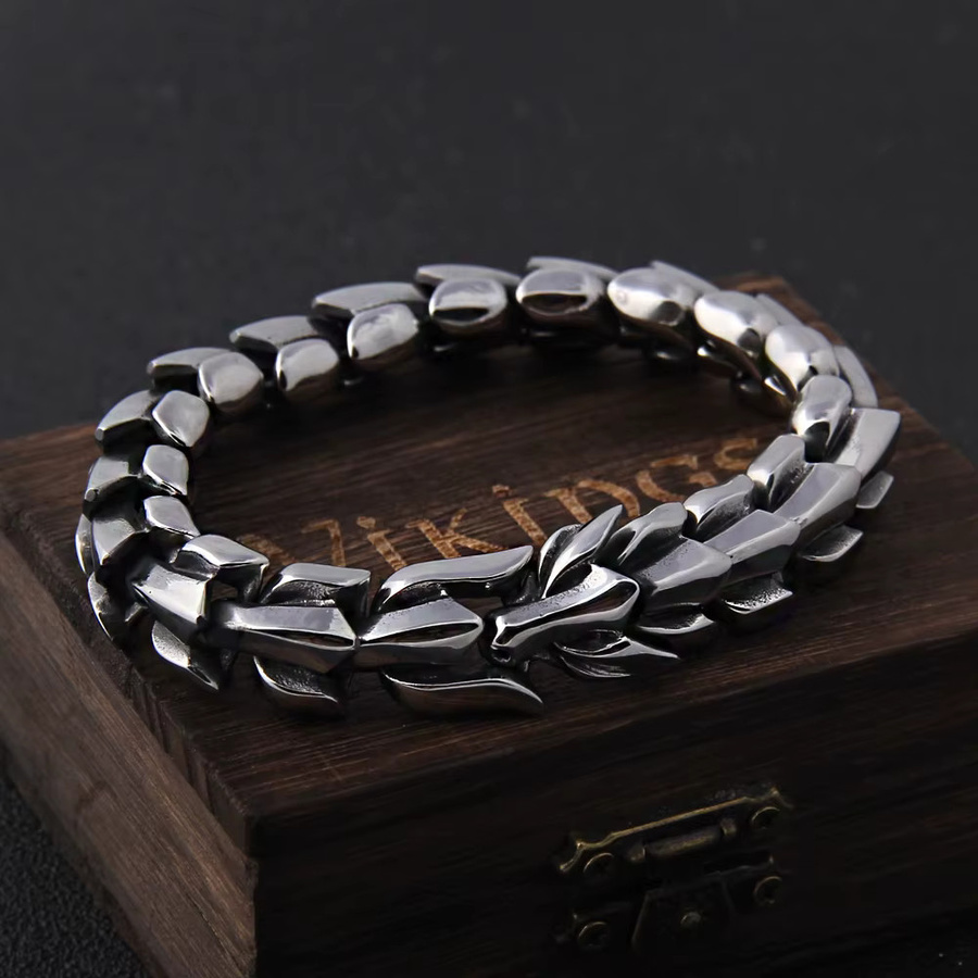 Vikings Jewelry Armband, Edelstahl, Vintage, Herren - Bild 2