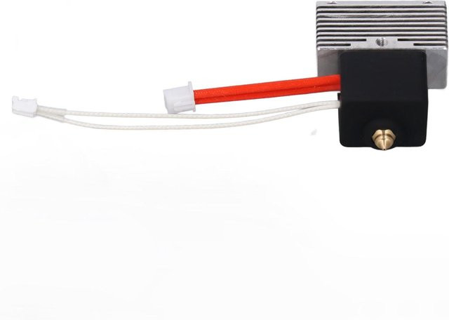 Elegoo Extruder Hotend Baugruppe aus Ganzmetall mit Düse, Heizstab und Heatbreak für Neptune 4 und 4Pro in Weiß - Bild 1