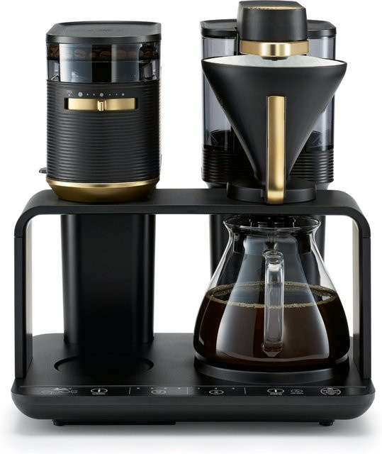 Melitta Kaffeeautomat EPOS 1024-02 in Schwarz/Gold mit Pre-Infusion und Glaskanne - Bild 1