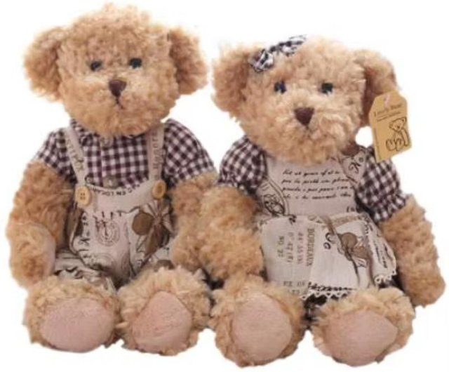 Kidsly Teddybär-Paar, Plüschtiere, 2-teiliges Set, ab 1,5 Jahre - Bild 1