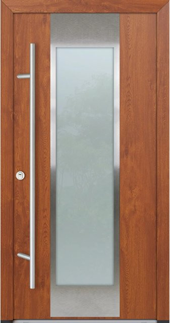FM Türen AS68 Modell 08 Beschläge Set in Goldene Eiche, Links Innen, B: 100 cm, H: 210 cm - Bild 1