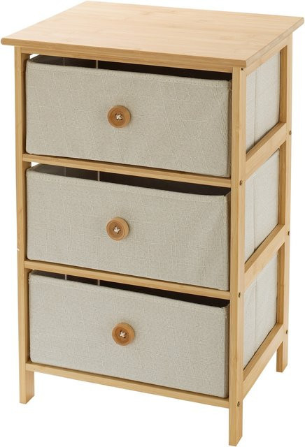 Bambus-Kommode Style von viva domo in Braun und Beige - Bild 1