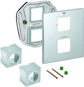 Grohe Rosette 47963 für Fertigmontageset THM-Brause in Chrom - Bild 1