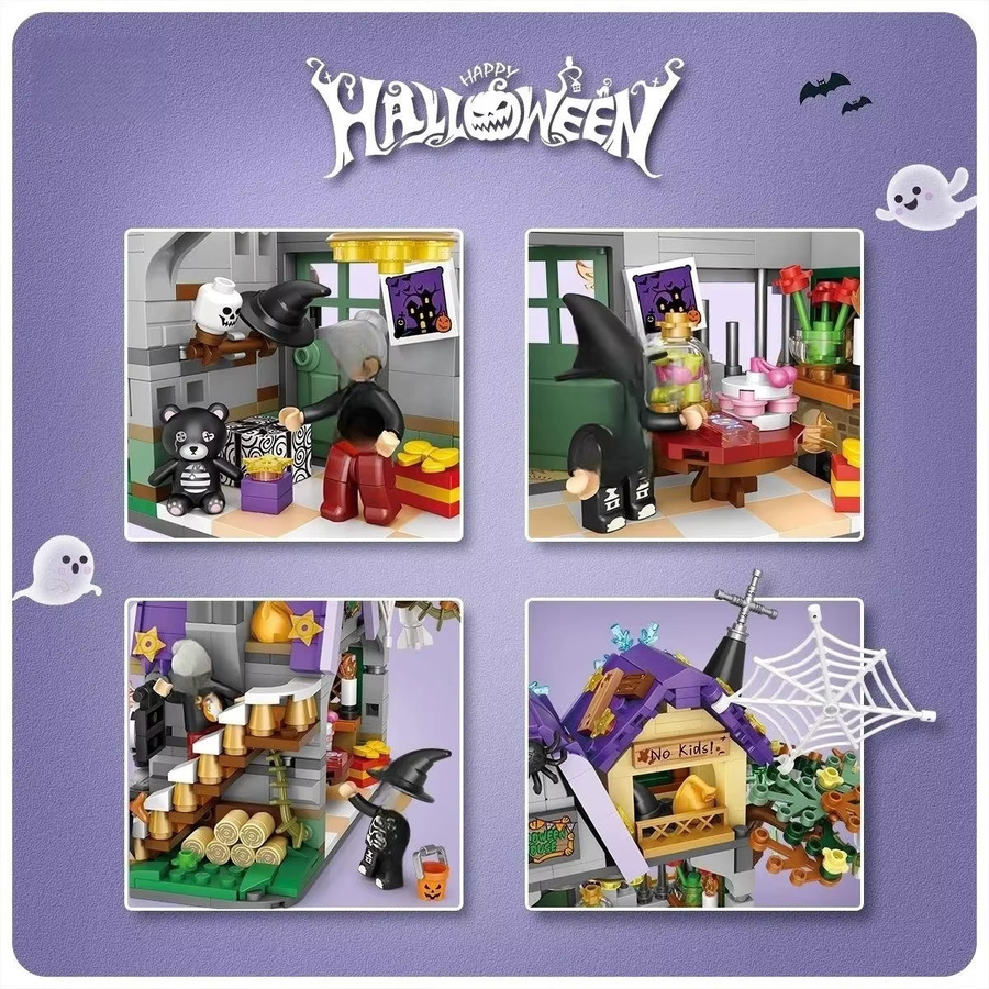 LOZ Halloween House Bausteine Bunt - Bild 4