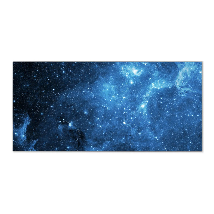 Banjado Magnettafel aus Metall in Silber mit Motiv Universum, B/H: 78 x 37 cm - Bild 2