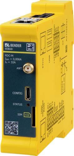Bender eMobility Ladesteuergerät B94060026 CC613-ELM4PR in Gelb mit USB-C und Ethernet/LAN - Bild 1