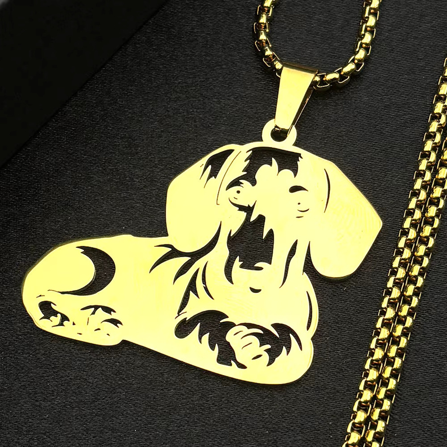 AFAWA Hundekette Edelstahl, silberfarben, Unisex - Bild 2