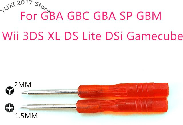 Yu Xi Kreuz-Y-förmiger Schraubendreher für Nintendo Gameboy Advance, Gamecube und 3DS Reparaturwerkzeug - Bild 1