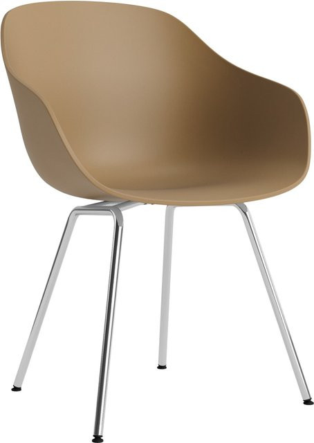 HAY About A Chair AAC 226 mit Armlehnen in Beige und Braun aus Stahl matt - Bild 1