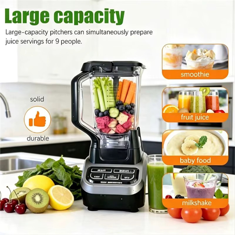 Ninja Ersatzkrug für Blender, kompatibel mit BN750 und BN800-Serie, transparent, Volumen: 2,1 l - Bild 4