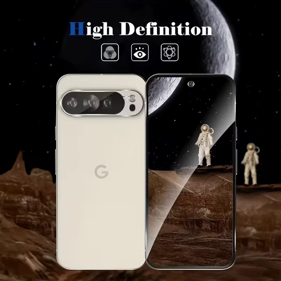 Set aus 1 oder 3 HD-Displayschutzfolien aus Panzerglas für Google Pixel 10 Pro XL, 10 Pro, 9 Pro XL, 9A, 8A, 7 Pro und 7A in Transparent - Bild 5