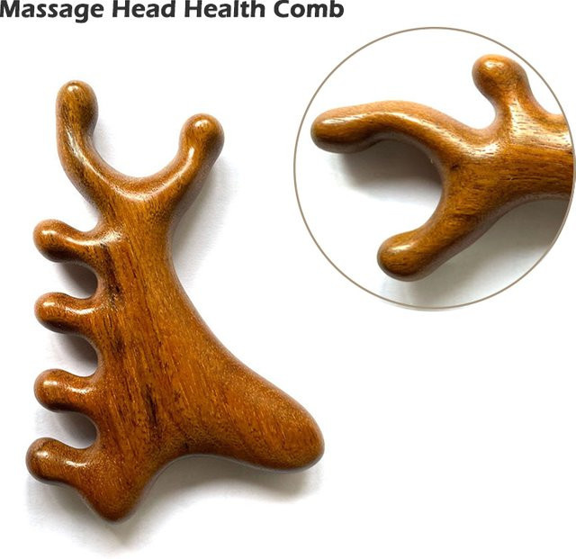 JETTING Sandelholz Massagekamm, Unisex - Bild 1