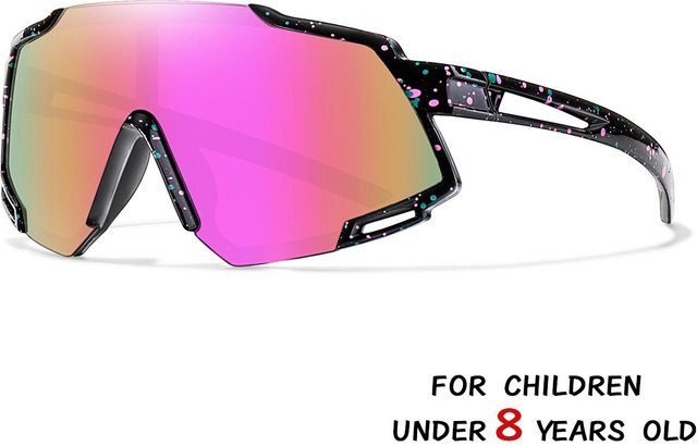 Yiran Sonnenbrille für Kinder, halbrandlos, multicolor, Kunststoff - Bild 1