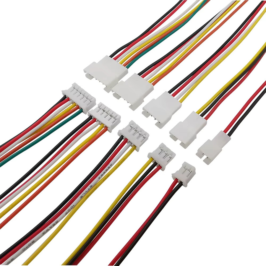10 Paar Mini Micro JST PH2.0 Stecker-Set mit 2- bis 6-poligen Varianten, 26AWG Kabel, 2,0 mm Pitch, 200 mm Kabellänge - Bild 2