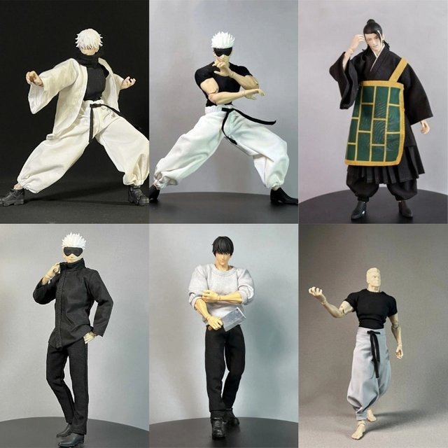 Bandai Jujutsu Kaisen Klassische Kleidung College-Uniform Gewand Taoistische Robe Kampfzubehör, Zubehör - Bild 1