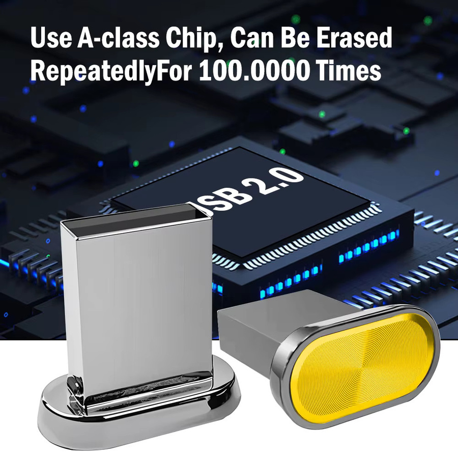KFHIREW Super Mini USB 2.0 Flash-Laufwerk 128 GB Pendrive in Weiß - Bild 4