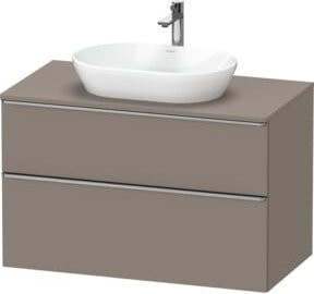 Duravit Waschtischunterschrank D-Neo in Beige Matt, Wandhängend, B/T/H: 100 x 55 x 66,4 cm - Bild 1