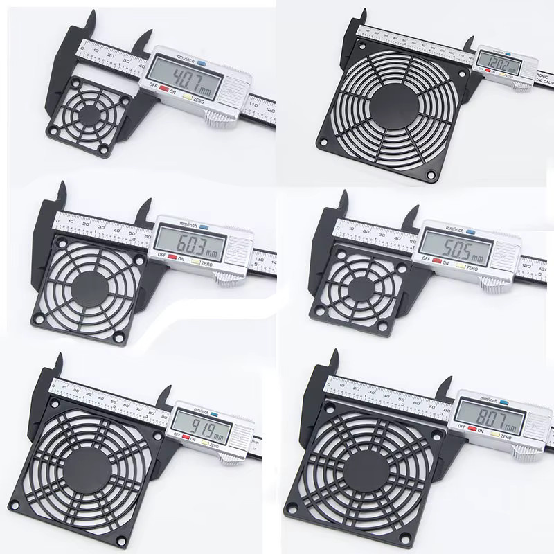 Gakaki Staubschutzabdeckung für PC-Lüfter mit abnehmbarer Frontplatte, Schwarz, 40mm bis 120mm - Bild 5