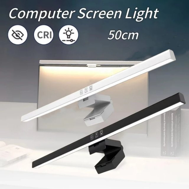 ALTCHIHYQ Monitor Lampe mit USB-Anschluss, dimmbar, Weiß, Breite: 50 cm - Bild 1