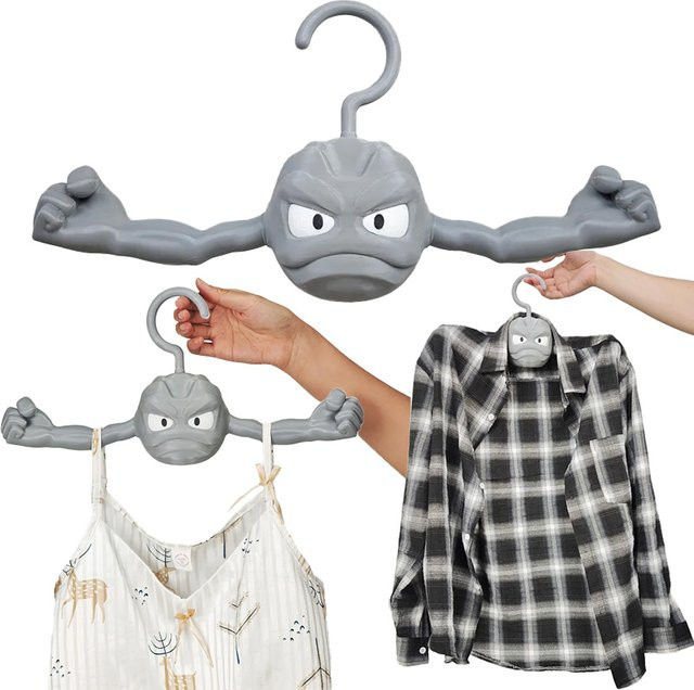 Bandai Pokemon Geodude Actionfigur, Rutschfester Kleiderbügel, Spielzeug - Bild 1