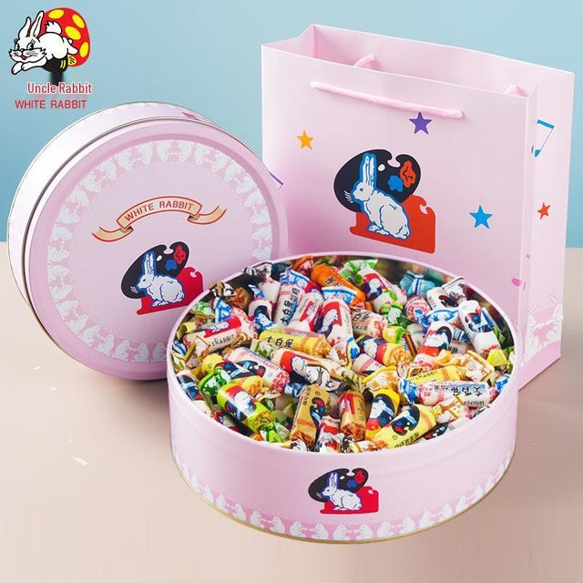 White Rabbit Cremige Süßigkeiten Bonbons 400 g - Bild 1