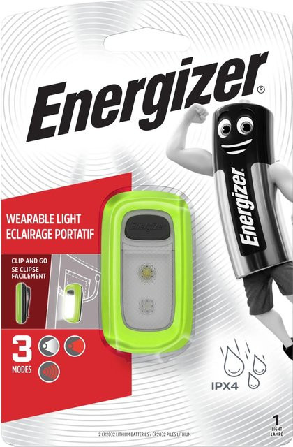 Energizer Wearable Clip Light LED Camping-Leuchte Grün mit 30lm und IPX4 Schutz - Bild 2