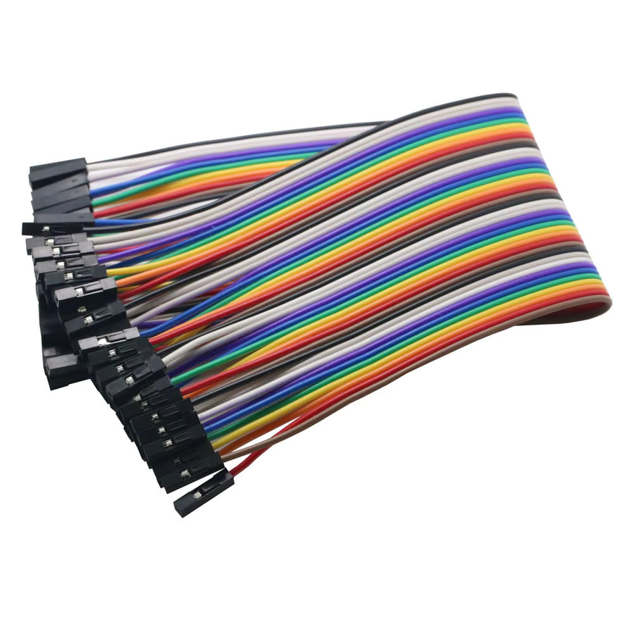 HPJF Dupont Jumper Draht DIY Kit Multicolour mit verschiedenen Anschlussarten und Längen von 10 cm bis 40 cm - Bild 4