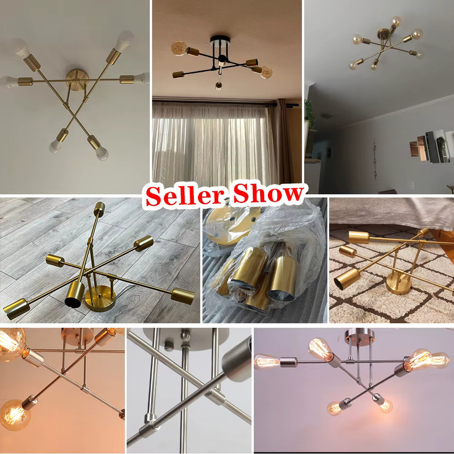 PARKSON Nordic Pendelleuchte in Schwarzgold – Moderne minimalistische Deckenleuchte für Wohnzimmer und Schlafzimmer - Bild 3
