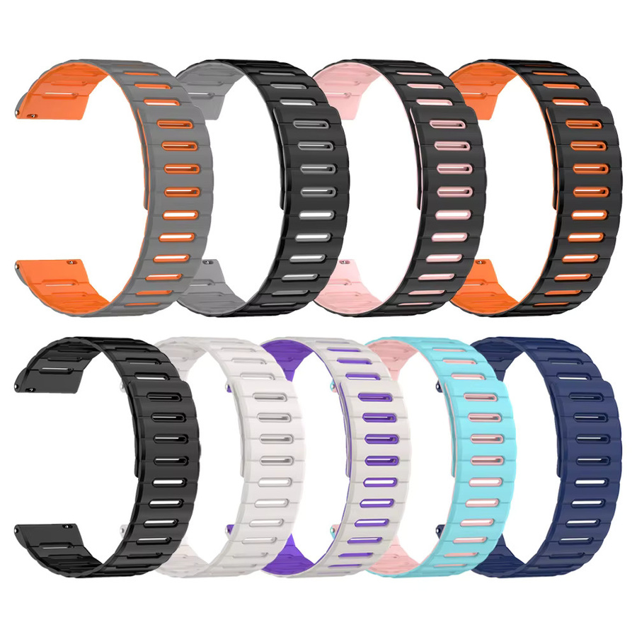 Amazfit Uhrenarmband Silikon, Magnetband, 20mm 22mm - Bild 2