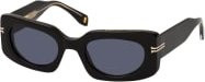 Marc Jacobs MJ 1075/S Sonnenbrille, Rechteckig, Vollrand, Kunststoff, Damen, black grey - Bild 1