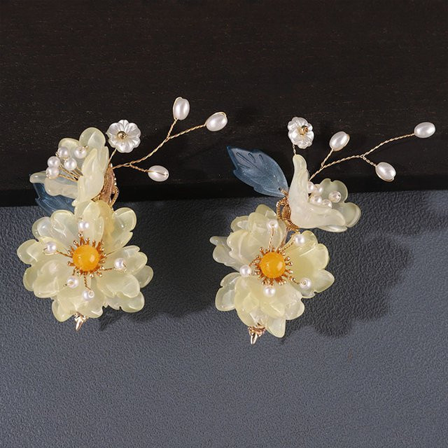 Haar Clip, Glas Blume, Damen - Bild 1