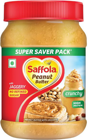 Saffola Erdnussbutter mit Jaggery Crunchy 850 g