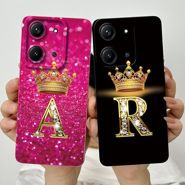 Xiaomi Redmi 15C und Poco C85 Crown Brief Silikon Schutzhülle in Pink - Bild 1